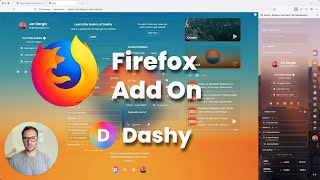 Dashy Firefox Add On | How to setup your sidebar and new tab widget dashboard