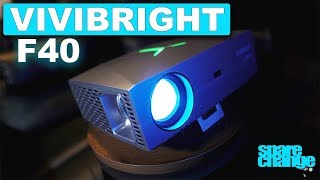 UNDER $300 Budget Home Theater Projector | VIVIBRIGHT F40 Full HD Projector Review