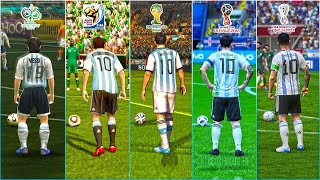 LIONEL MESSI Free Kicks in FIFA World Cup | 2006, 2010, 2014, 2018 & 2022