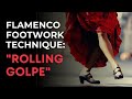 Flamenco Footwork Drills | Footwork Technique - "Rolling Golpe"