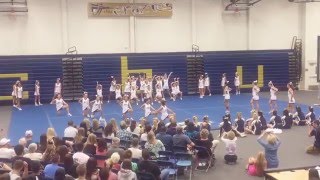 California baptist university all girl cheer - golden girls