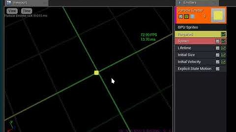 Explicit State Particle System -- UE First Test