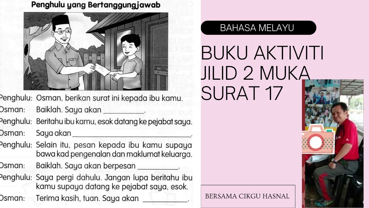 Bm Thn 2 Buku Aktiviti Jilid 2 Muka Surat 17 Youtube