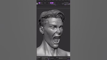 Easy Blend shapes  workflow with zbrush and Maya #zbrush #autodeskmaya #3dcharacter