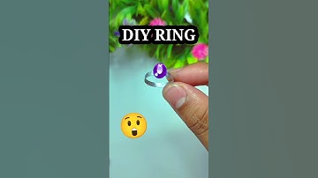 DIY homemade Cute Rings 🥰🤩/how to make rings from waste /don