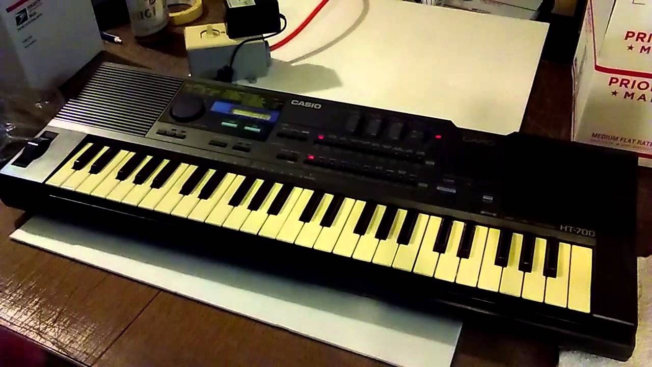 Casio ht700 vintage synthesizer keyboard sequencer YouTube