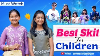 Best Skit For Children Must Watch Dhanya, Nithya, Prasastha & Cousins