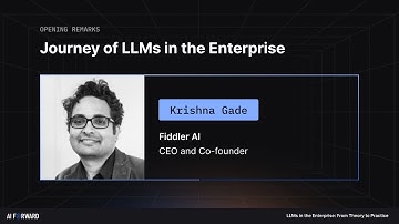 Opening Remarks: Journey of LLMs in the Enterprise