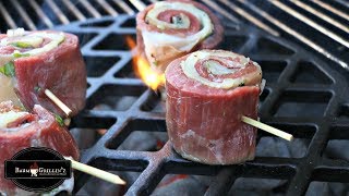 Stuffed Flank Steak | Grilled Flank Steak On The Weber Grill