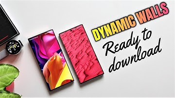 Samsung ONE UI 4.0/3.1 - Updated Dynamic Lock Screen Wallpapers ready to download !