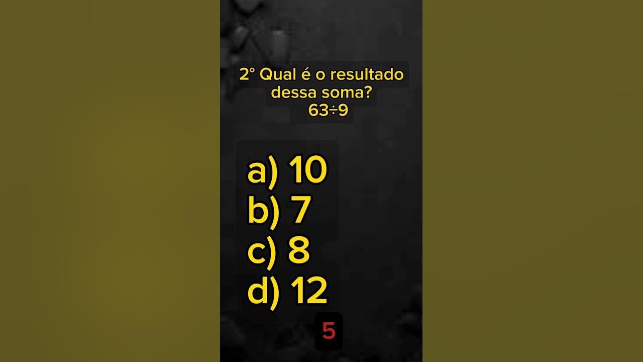 acertou todas? #quiz #matematica #matematicafacil #matematicabasica #q