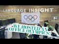 We hosted a virtual office olympics  language insight