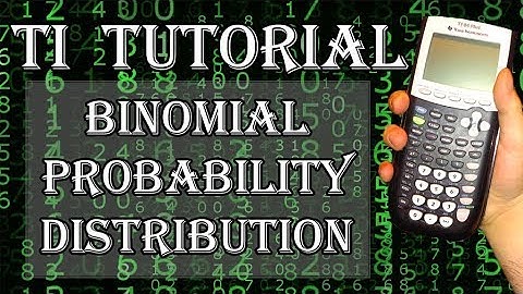 Binomial Probability Distribution in the TI-83/84