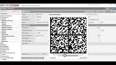 QR Barcodes for asset tagging devices in ServiceNow