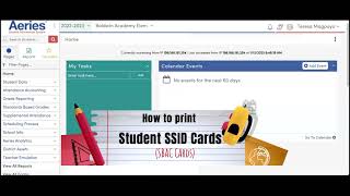 How to print Student SSID Cards (SBAC Cards)