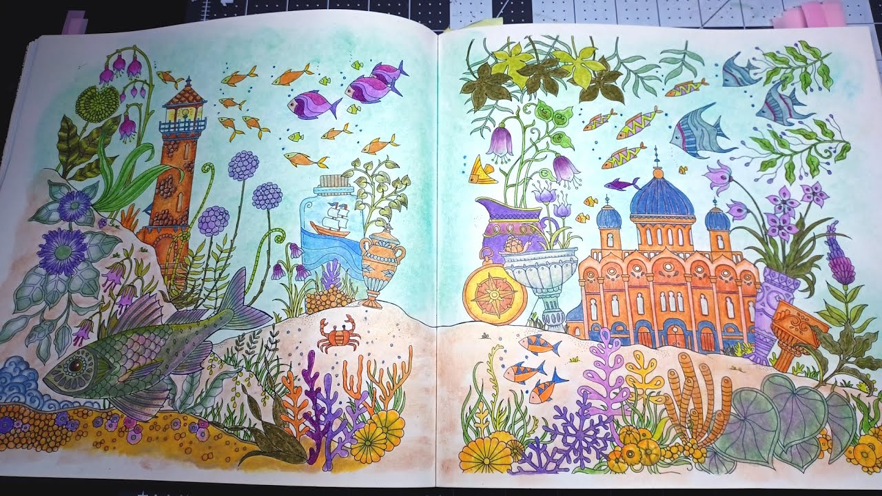 ColorIt Underwater Wonders Adult Coloring Book