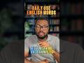 English Words with Meaning and Sentences #haitiancreole #english #haiti #learnning