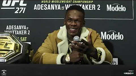 Israel Adesanya Gets Hyped After Seeing Booker T