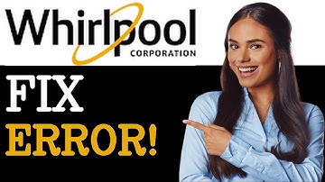 How To Fix The Whirlpool Washer F8e3 Error Code (2025)