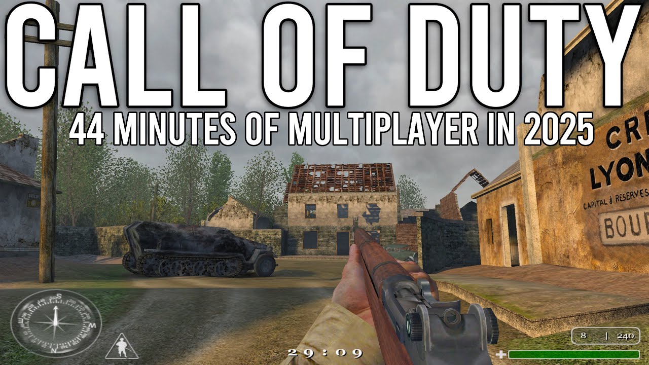 Call of Duty 1 in 2025 - 44 Minutes of Multiplayer - YouTube