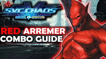 SVC CHAOS Combo Video Tutorial - Red Arremer Boss Guide Breakdown SNK vs Capcom - How to Play