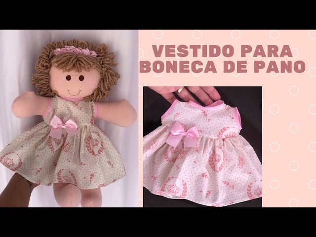 créditos fotos  Roupas de boneca de pano, Costurando roupas de