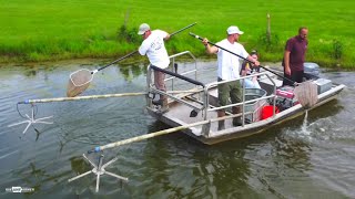 ELECTROFISHING My FARM Pond!!! (SURPRISING FIND!)