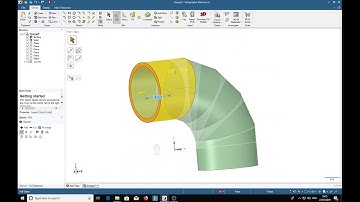 Trunking with bends in DesignSpark Mechanical