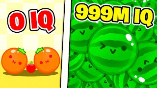 Watermelon Game BUT I HAVE 999,999,999 IQ