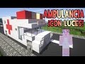 CÓMO HACER UNA AMBULANCIA EN MINECRAFT ¡CON LUCES!