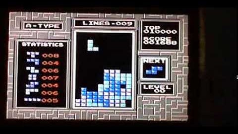 Tetris NES Gameplay/Review