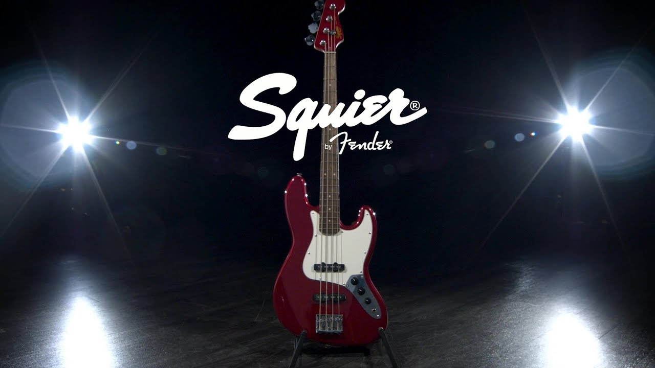 Squier Contemporary Jazz Bass LRL, Metallic Red | Gear4music