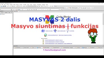c++ / Masyvas 2 dalis. Masyvo siuntimas į funkcijas.
