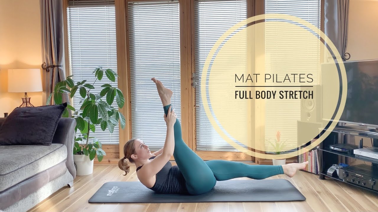 30 minute Full Body Stretch Mat Pilates Workout YouTube