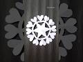 Snowflake❄️🎄|| paper snowflake making❄️❄️ #shorts #viralshorts #snowflake #christmascrafts
