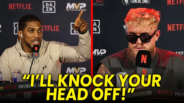 Jake Paul vs Anthony Joshua - FINAL Press Conference & Face Off