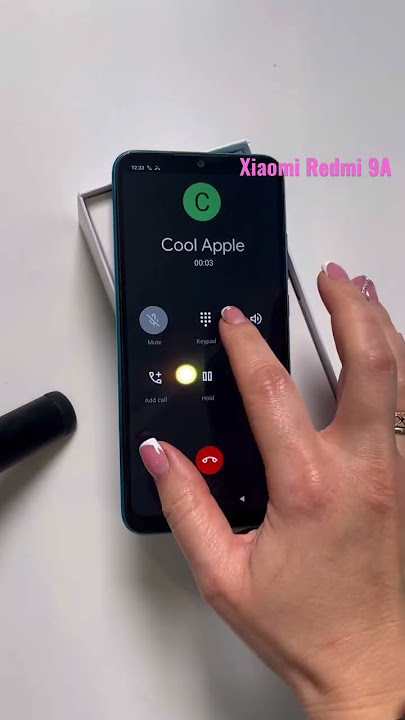 Xiaomi Redmi 9A incoming call faster version