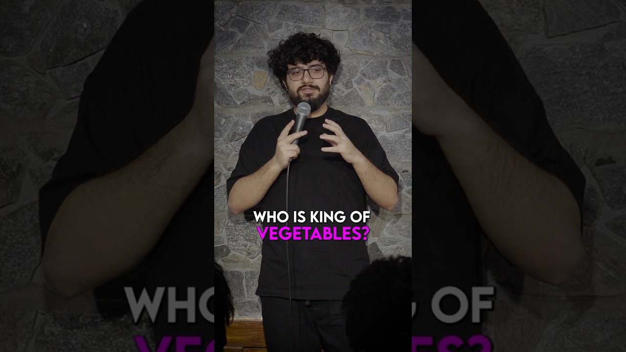who is the king of vegetables and why? #standup #standupcomedy #comedy #jokesinhindi