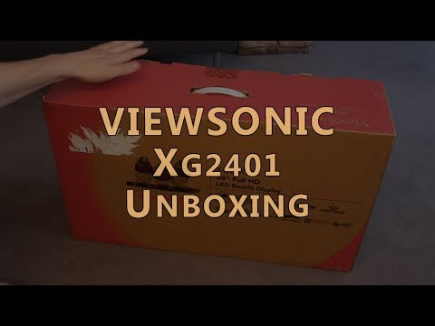Viewsonic XG2401 Unboxing: Review link separately in the video description
