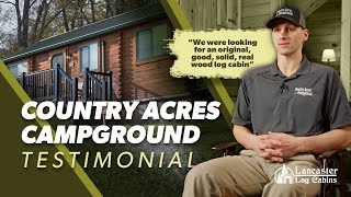 Country Acres Campground is Growing with Lancaster Log Cabins
Country Acres Campground in Paradise, Pennsylvania keeps growing their guests experience with real-wood log cabins from Lancaster Log Cabins. Hear why they love them!
Shipping anywhere in the continental USA! Shop models at: https://lancasterlogcabins.com/ Country Acres Campground is Growing with Lancaster Log Cabins