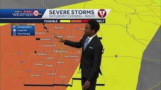 More strong stormtosevere storms possible on Saturday