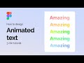 Animated gradient text in figma