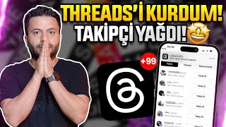 ACİL VİDEO: THREADS NEDİR, NASIL AÇILIR? (Takipçi yağdı 😍)