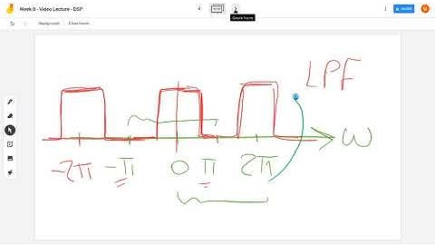 DSP - Video Lecture - Digital Filter Design - Part01 - Supplemental Video on Sampling