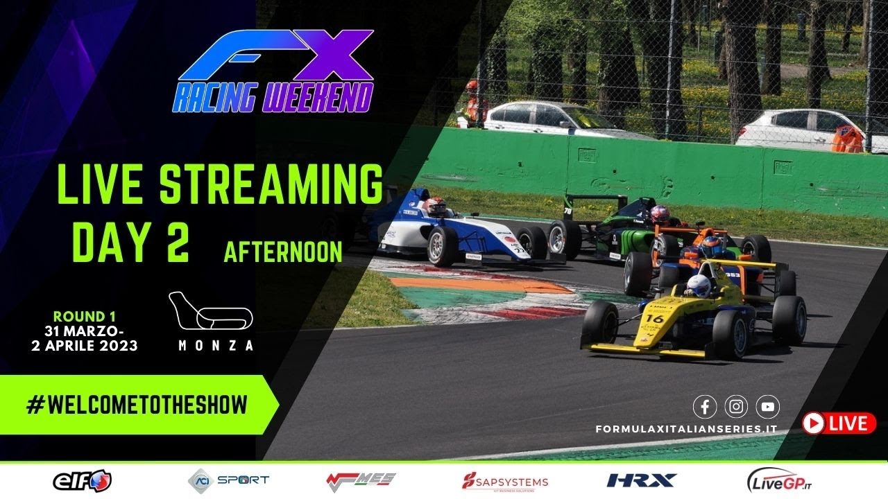 FX Racing Weekend 2023 Live Streaming Monza Round 1 - Day 2 (afternoon)