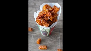 Spicy Asian Pasta Chips 螺旋意面做成健康膨化食品｜非油炸｜超酥脆