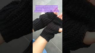 Mitones o guantes sin dedos tejidos a crochet | Próximo tutorial