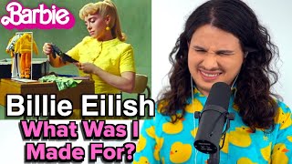 Vocal Coach Reacts to Billie EIlish  What Was I Made For? (Barbie Movie)