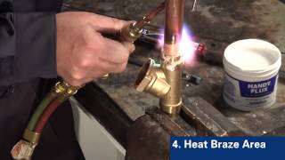 Brazing Copper to Brass with SilFos®