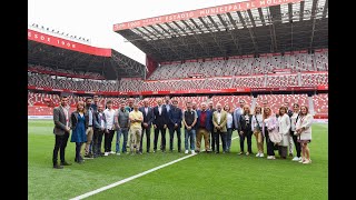 El Real Sporting, junto a la comunidad educativa